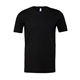 aerial view a black heather bella + canvas - cvc jersey tee - colors, image 1 of 3