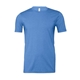 aerial view a heather columbia blue bella + canvas - cvc jersey tee - colors, image 1 of 3