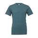 aerial view a heather deep teal bella + canvas - cvc jersey tee - colors, image 1 of 3
