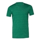 aerial view a heather grass green bella + canvas - cvc jersey tee - colors, image 1 of 2