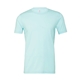 aerial view a heather ice blue bella + canvas - cvc jersey tee - colors, image 1 of 3