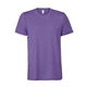 aerial view a heather lapis bella + canvas - cvc jersey tee - colors, image 1 of 3