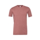 aerial view a heather mauve bella + canvas - cvc jersey tee - colors, image 1 of 3