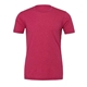 aerial view a heather raspberry bella + canvas - cvc jersey tee - colors, image 1 of 3