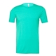 aerial view a heather sea green bella + canvas - cvc jersey tee - colors, image 1 of 3