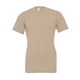 aerial view a heather tan bella + canvas - cvc jersey tee - colors, image 1 of 3