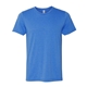 aerial view a heather true royal bella + canvas - cvc jersey tee - colors, image 1 of 3