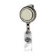 24 Durable Round Metal Retractable Badge Reel Holder