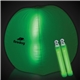 24 Inch Inflatable Beach Ball with two 6 Inch Glow Sticks - Green