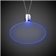 24 LIGHT UP PENDANT NECKLACES - Blue