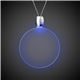 24 LIGHT UP PENDANT NECKLACES - Blue