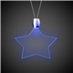 24 LIGHT UP PENDANT NECKLACES - Blue