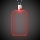 24 LIGHT UP PENDANT NECKLACES - Red
