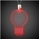 24 LIGHT UP PENDANT NECKLACES - Red