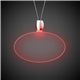24 LIGHT UP PENDANT NECKLACES - Red