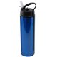 24 oz Aluminum Water Bottle with Flip Top Sport Lid