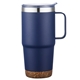 24 oz Double Walled Tumbler with Cork Base