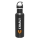 24 oz H2Go Bolt Stainless Steel Water Bottle - Matte Black