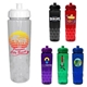24 oz Recycled PET Bottle with Push n Pull Cap, Full Color Digital