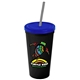 24 oz Stadium Tumbler Cup With Straw And Lid - Digital