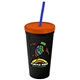 24 oz Stadium Tumbler Cup With Straw And Lid - Digital