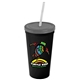 24 oz Stadium Tumbler Cup With Straw And Lid - Digital