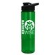 24 oz Wave Bottle - Drink - Thru Lid - Made with Tritan