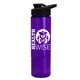 24 oz Wave Bottle - Drink - Thru Lid - Made with Tritan