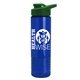24 oz Wave Bottle - Drink - Thru Lid - Made with Tritan