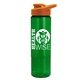 24 oz Wave Bottle - Drink - Thru Lid - Made with Tritan