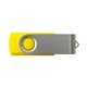 a pms yellow c classic colored swing swivel usb flash drives - saver