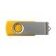 a pms 136c classic colored swing swivel usb flash drives - saver