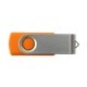 a pms 158c classic colored swing swivel usb flash drives - saver