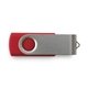 a pms 1807c classic colored swing swivel usb flash drives - saver