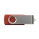 a pms 484c classic colored swing swivel usb flash drives - saver