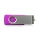 a pms purple c classic colored swing swivel usb flash drives - saver