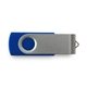 a pms 280c classic colored swing swivel usb flash drives - saver