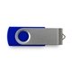 a pms blue 072 c classic colored swing swivel usb flash drives - saver