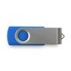 a pms 2935c classic colored swing swivel usb flash drives - saver