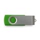 a pms 362c classic colored swing swivel usb flash drives - saver