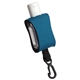 aerial view a teal cozy clip 1/2 oz convenient hand sanitizer, image 1 of 2