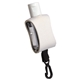 aerial view a white cozy clip 1/2 oz convenient hand sanitizer, image 1 of 2