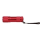 aerial view a red 9 led metal flashlight, image 1 of 2