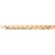 aerial view a wood fire safety u color rulers - natural wood finish, image 1 of 2