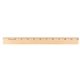 aerial view a wood dinosaurs u color rulers - natural wood finish, image 1 of 3