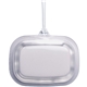 aerial view a clear/new car adscents(tm) long - lasting auto air freshener with string, image 1 of 2