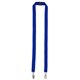 aerial view a blue﻿ 3/4 dual - attach polyester lanyard + free safety release, image 1 of 4