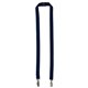 aerial view a navy blue 3/4 dual - attach polyester lanyard + free safety release, image 1 of 4