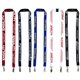 a group of 3/4 dual - attach polyester lanyard + free safety release