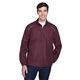 aerial view a burgundy core365 - mens techno lite motivate unlined lightweight jacket, image 1 of 7
